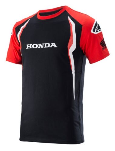 Triko HONDA, ALPINESTARS (červená/černá)