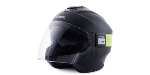 Přilba HACKER, BLAUER (černá matná, žlutá fluo)