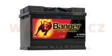 72Ah baterie 650A, pravá BANNER Starting Bull 278x175x190