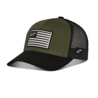 Kšiltovka FLAG SNAP HAT, ALPINESTARS (zelená/černá)