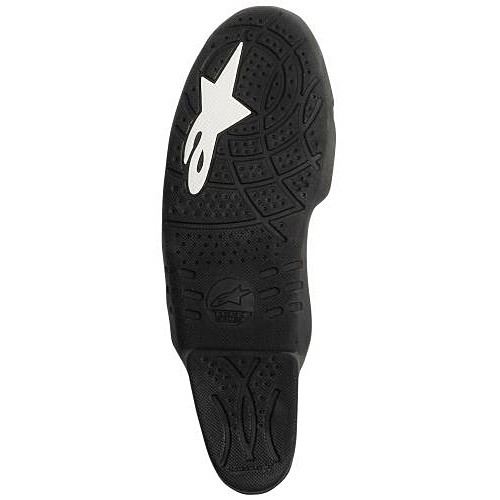 Podrážka pro boty Supertech/Supertech R modely do 2020, ALPINESTARS (černá/bílá, pár)