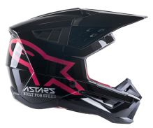 Přilba S-M5 COMPASS, ALPINESTARS (černá/růžová) (3)