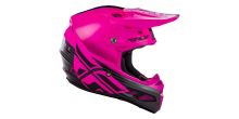 Přilba F2 Carbon SHIELD, FLY RACING (černá/růžová, se systémem ochrany MIPS) (1)