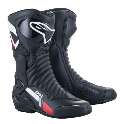 Boty S-MX 6, ALPINESTARS (černá/bílá/šedá/červená)