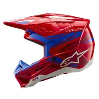 Přilba S-M5 ACTION 2, ALPINESTARS (červená fluo/modrá) 2027 (1)