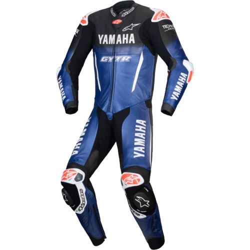 Jednodílná kombinéza GP-R7 YAMAHA GYTR kolekce, TECH-AIR ready/kompatibilní, ALPINESTARS (modrá/černá/bílá/červená) 2027