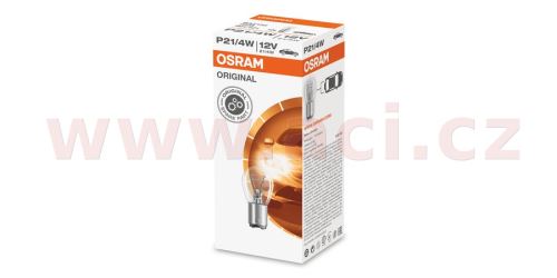 Žárovka 12V 21/4W (patice BAZ15d) OSRAM (sada 10 ks)