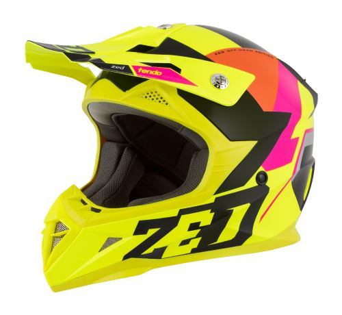 Přilba X1.9D TENDO, ZED, dětská (žlutá fluo/růžová/oranžová/černá) 2026