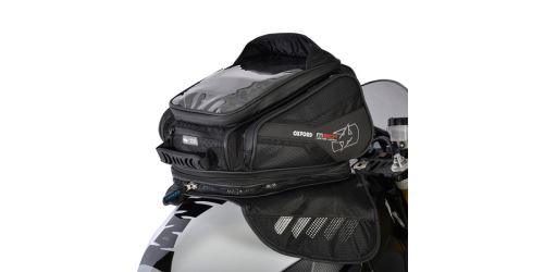 Tankbag na motocykl M30R, OXFORD (černý, s magnetickou základnou, objem 30 l)