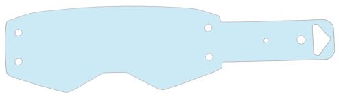 Strhávací slídy plexi pro brýle PROSPECT, SCOTT (10 vrstev v balení, čiré)