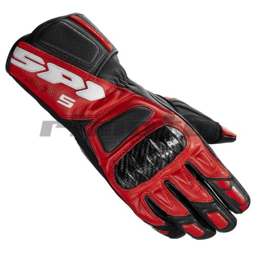 rukavice STR5, SPIDI - Itálie (červené/černé)