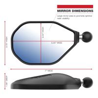 Kompletní sestava zrcátek Tough-Mirror (1x levý závit M10x1,25) , RAM Mounts (4)