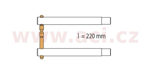 Ramena pro bodovací kleště s krytkou PORTASPOT, délka 220 mm (2 ks)