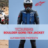 Bunda BOULDER GORE-TEX, ALPINESTARS (tmavá šedá/světlá šedá) 2027 (4)