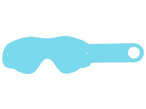 Strhávací slídy plexi pro brýle O´NEAL řady B1, Q-TECH (10 vrstev v balení, čiré)