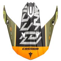 Kšilt pro přilby Cross Cup Sonic, CASSIDA (zelená matná/oranžová) Kšilt pro přilby Cross Cup Sonic, CASSIDA (zelená matná/oranžová)