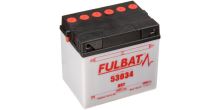 Baterie 12V, 53034, 30Ah, 300A, levá, konvenční 186x130x171, FULBAT (vč. balení elektrolytu)