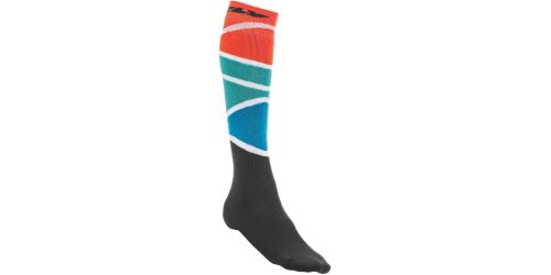Ponožky MX, FLY RACING - USA (červená/modrá/černá, vel. L/XL)