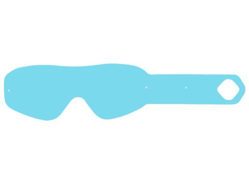 Strhávací slídy plexi pro brýle FM RACING řady MUDDY TRACK, Q-TECH (10 vrstev v balení, čiré)