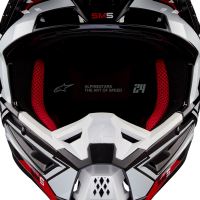 Přilba S-M5 ACTION 2, ALPINESTARS (černá/bílá/červená fluo) 2027 (7)
