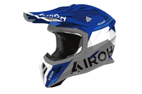 Přilba AVIATOR ACE 2 Fury, AIROH (modrá lesklá) 2027