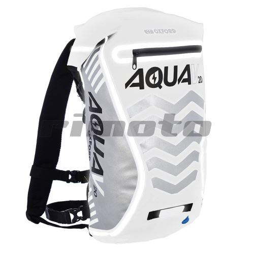 vodotěsný batoh Aqua V20 Extreme Visibility, OXFORD - Anglie (bílá/šedá/reflexní prvky, ob