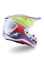 Přilba SUPERTECH S-M7 FUSE, ALPINESTARS (bílá/žlutá fluo/fialová) 2027 (3)