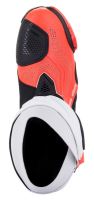 Boty SUPERTECH R VENTED, ALPINESTARS (černá/bílá/červená fluo, perforovaná obšívka) 2027 (5)