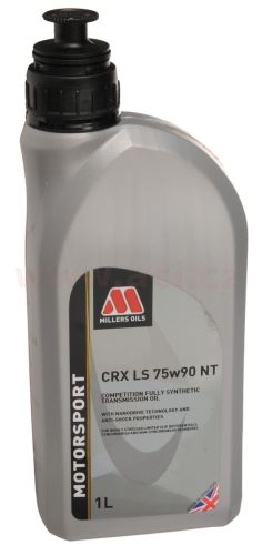 MILLERS OILS CRX LS 75w90 NT - plně syntetický olej pro sekvenční, bezsynchronní převodovky a samosvorné diferenciály 1